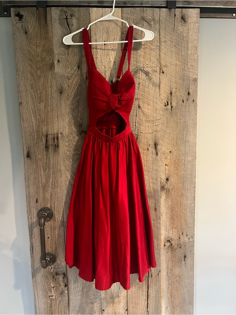 Pinup Couture Red Renee Midi Dress Size L